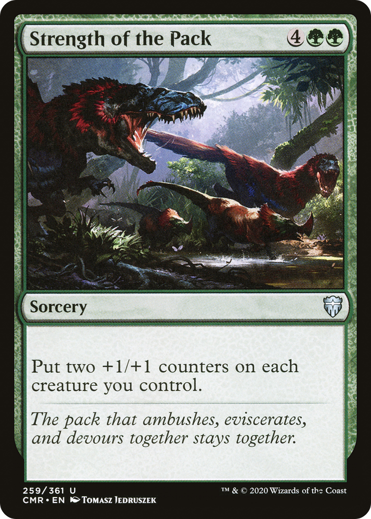 Image of Strength of the Pack (CMR-259) - Commander Legends Foil