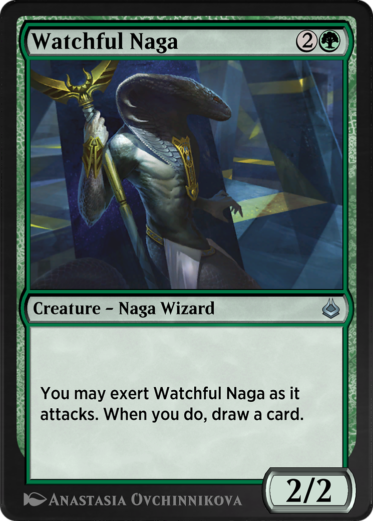 Image of Watchful Naga (AKR-225) - Amonkhet Remastered