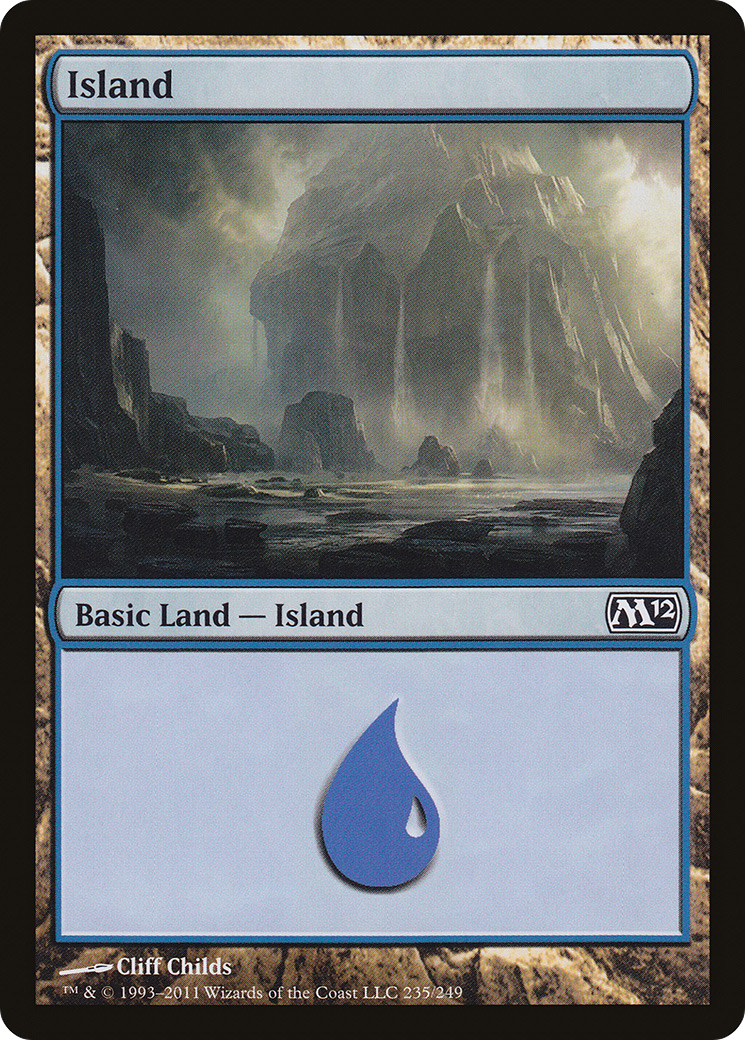 Image of Island (235) (M12-235) - Magic 2012 Foil
