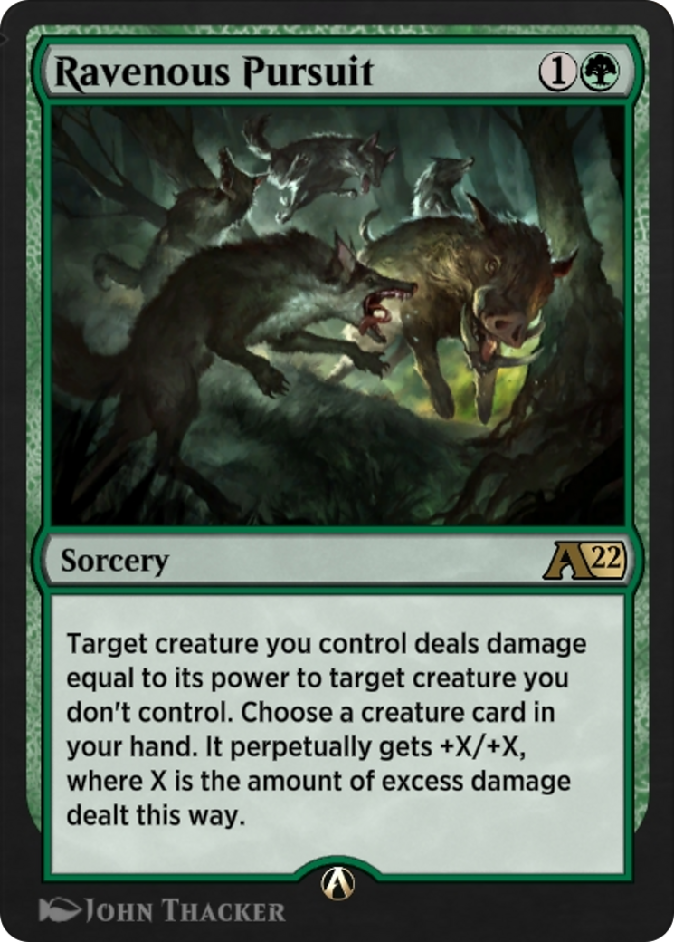 Image of Ravenous Pursuit (Y22-054) - Alchemy: Innistrad