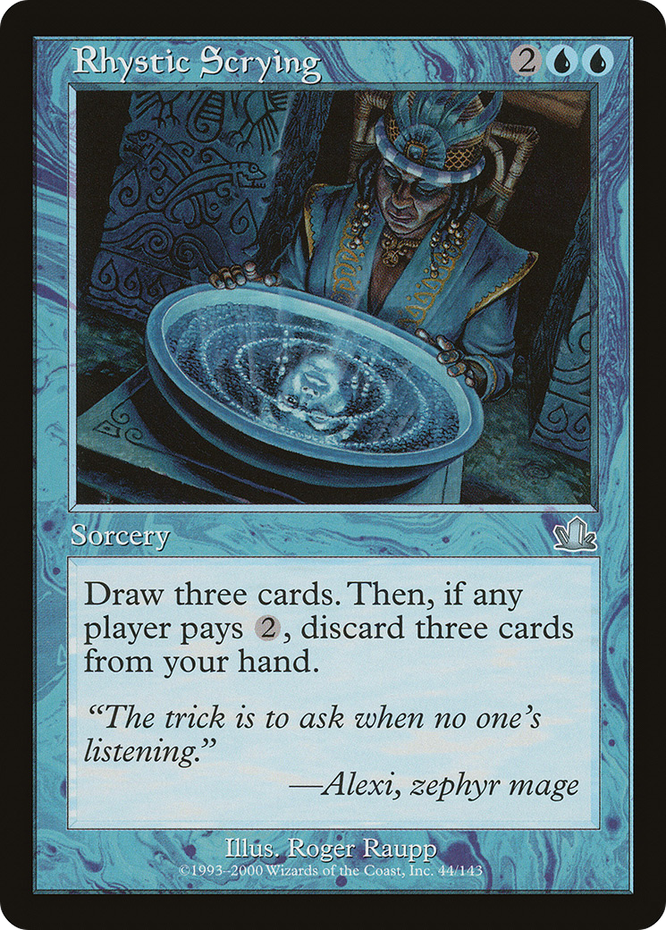 Image of Rhystic Scrying (PCY-044) - Prophecy