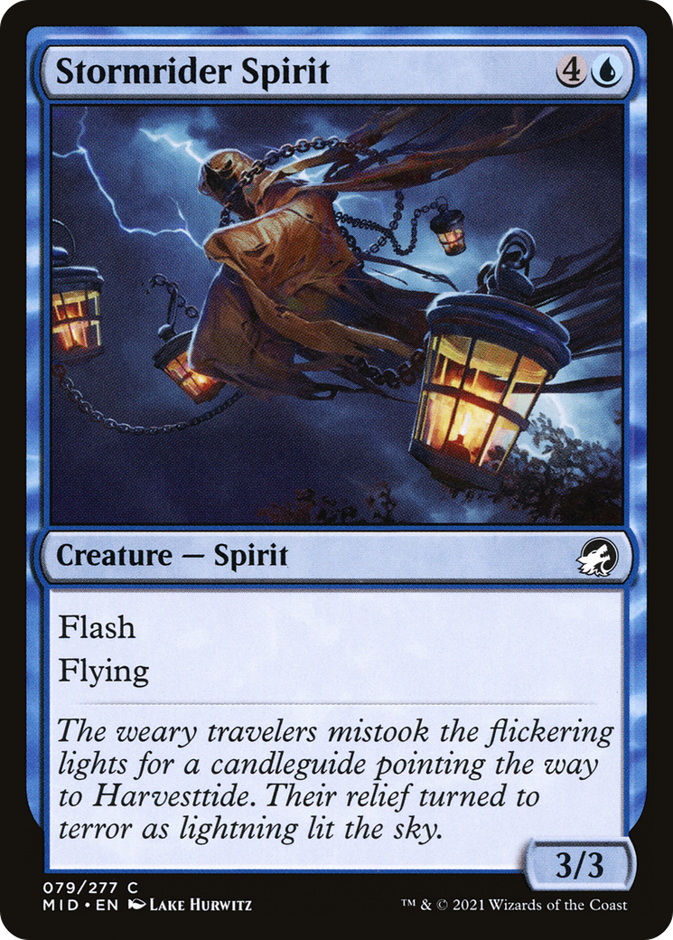 Image of Stormrider Spirit (MID-079) - Innistrad: Midnight Hunt