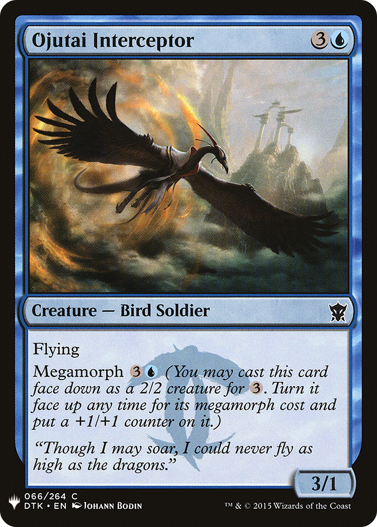 Image of Ojutai Interceptor (LIST-DTK-66) - The List