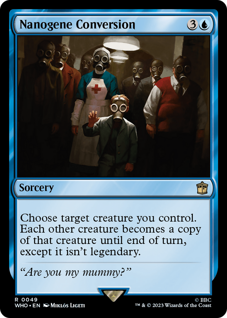 Image of Nanogene Conversion (WHO-049) - Doctor Who Foil