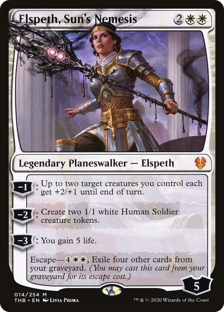 Image of Elspeth, Sun's Nemesis (THB-014) - Theros Beyond Death