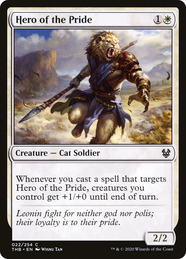 Image of Hero of the Pride (THB-022) - Theros Beyond Death Foil