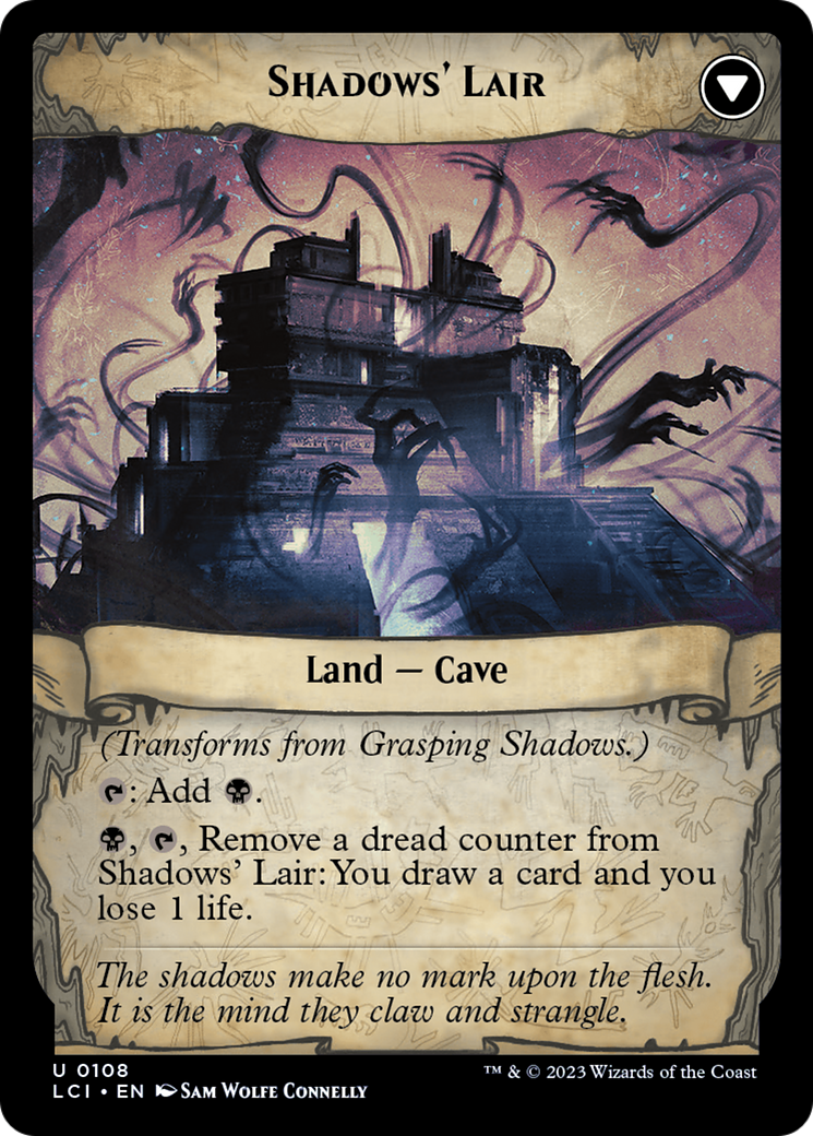Image of Grasping Shadows (LCI-108) - The Lost Caverns of Ixalan Foil