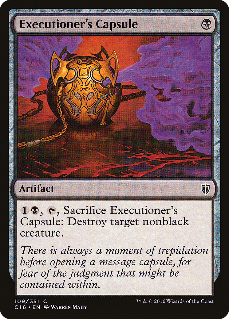 Image of Executioner's Capsule (C16-109) - Commander 2016