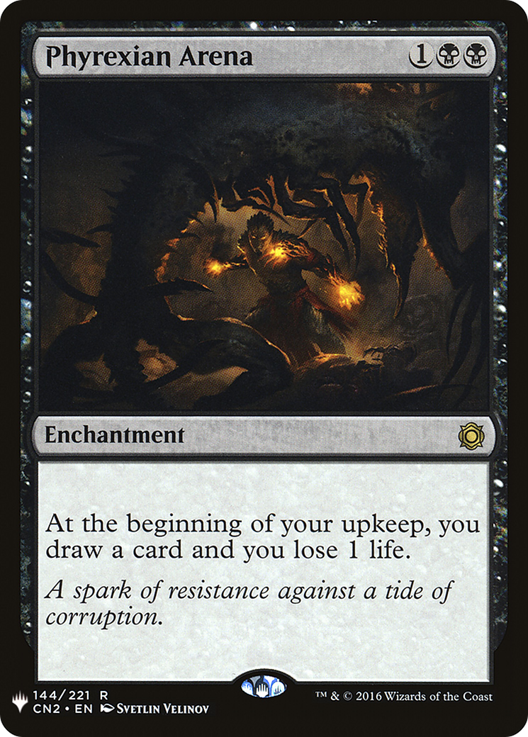Image of Phyrexian Arena (LIST-CN2-144) - The List