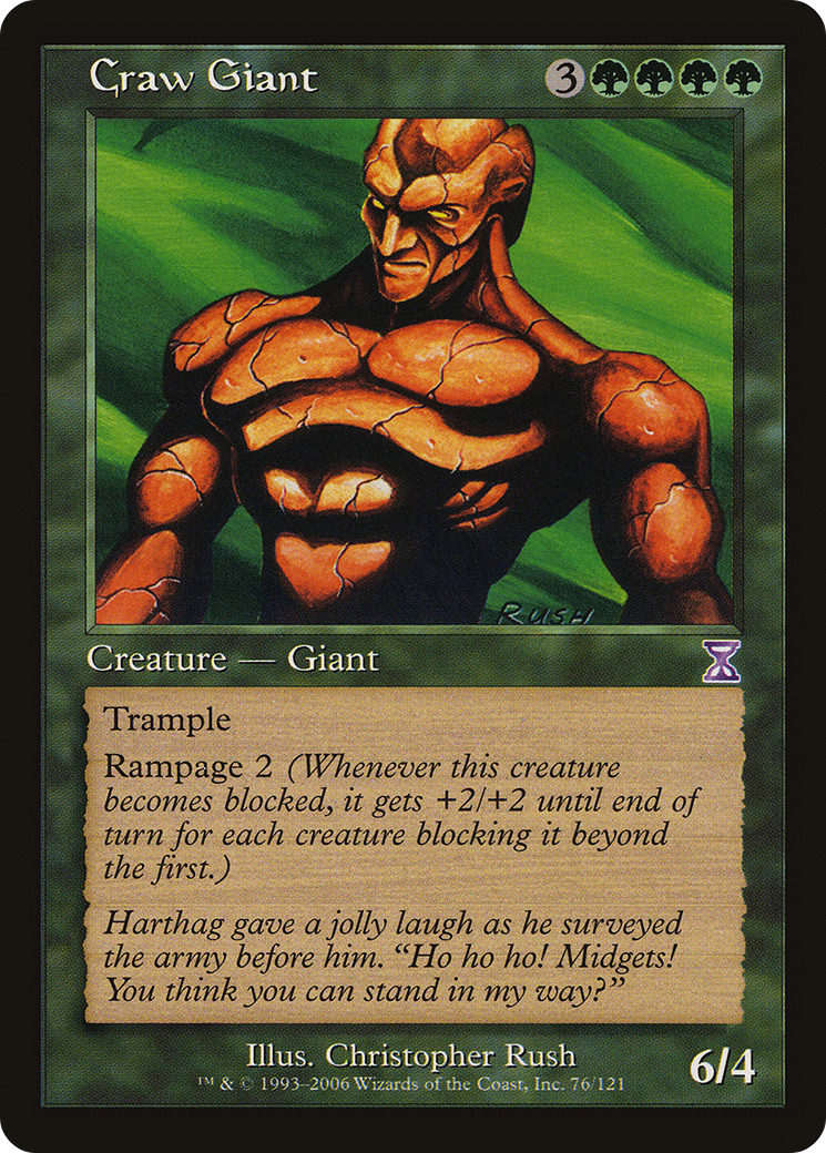 Image of Craw Giant (TSB-076) - Time Spiral Timeshifted Foil