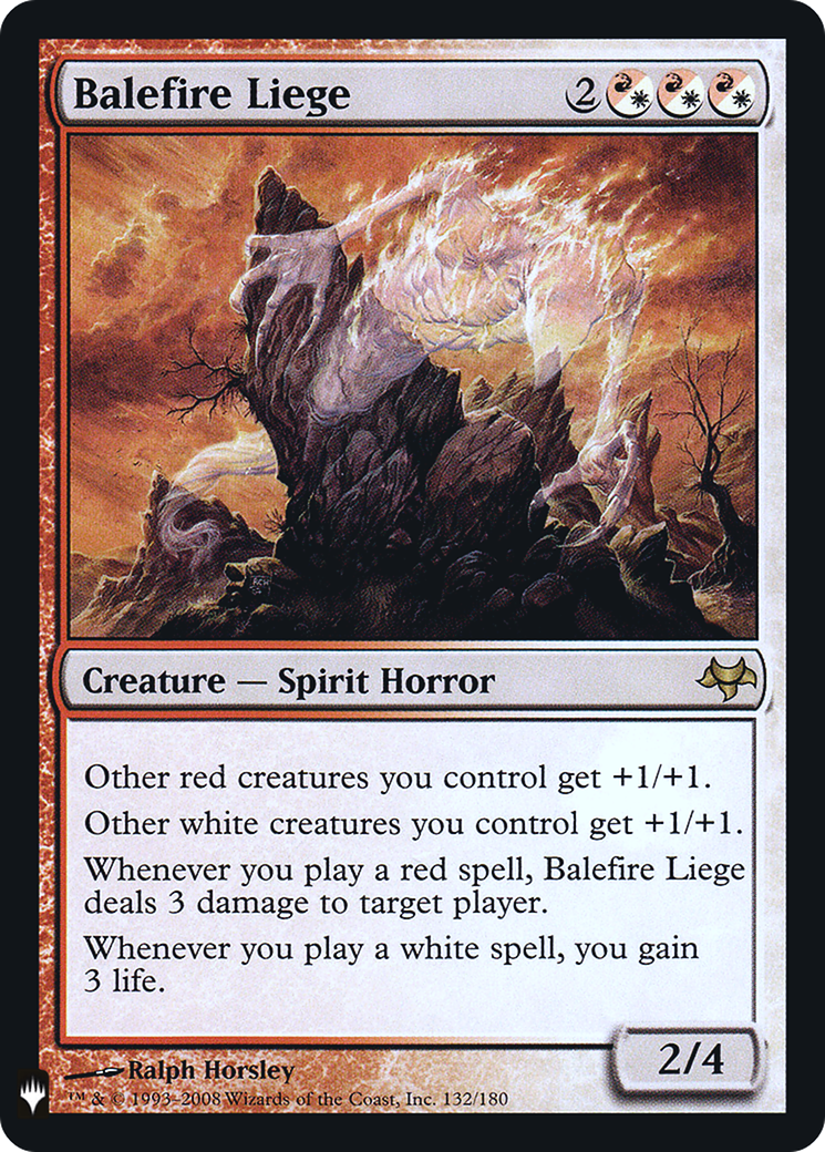 Image of Balefire Liege (LIST-EVE-132) - The List