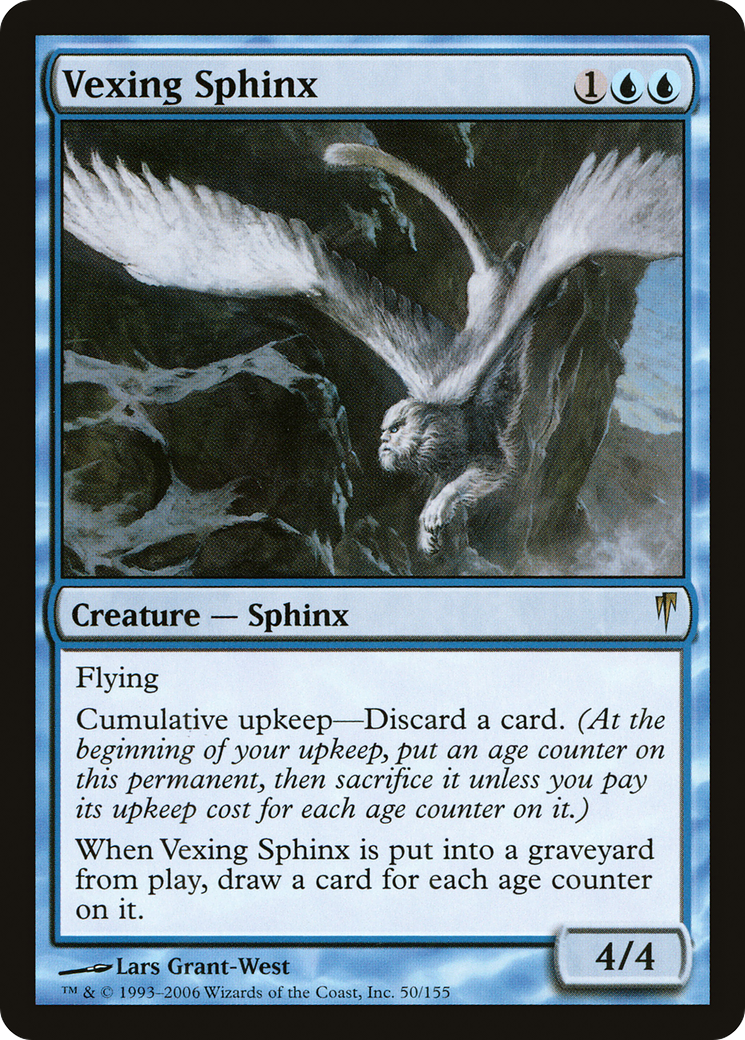 Image of Vexing Sphinx (CSP-050) - Coldsnap Foil