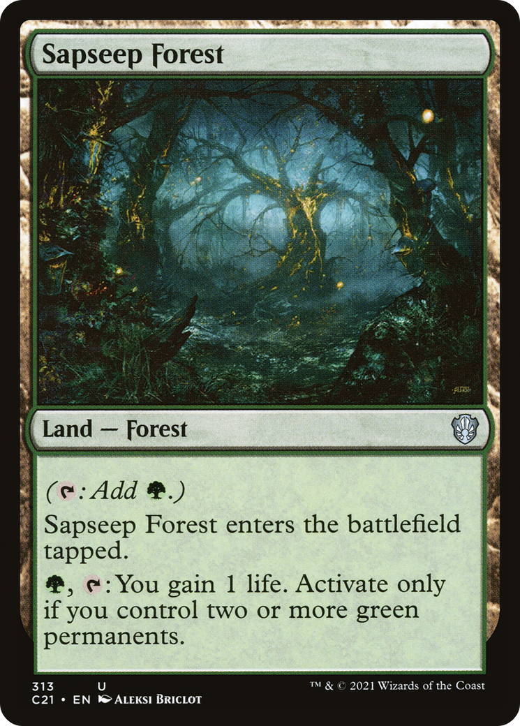 Image of Sapseep Forest (C21-313) - Commander 2021