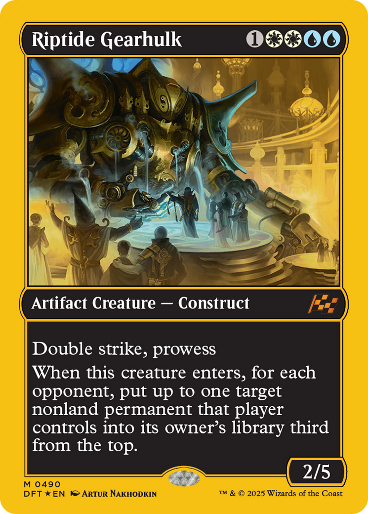 Image of Riptide Gearhulk (First-Place Foil) (DFT-490) - Aetherdrift Foil