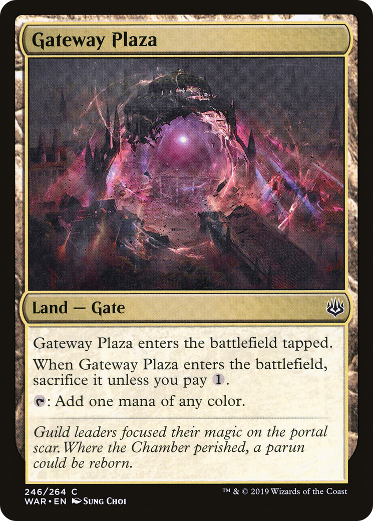 Image of Gateway Plaza (WAR-246) - War of the Spark Foil