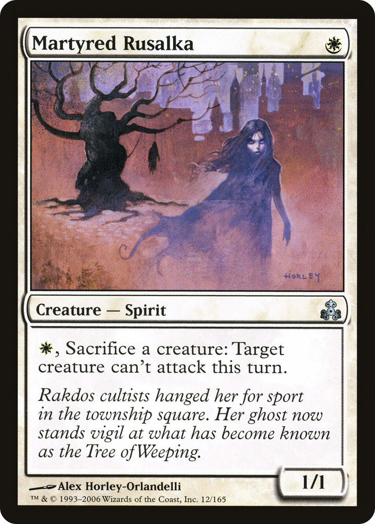 Image of Martyred Rusalka (GPT-012) - Guildpact Foil