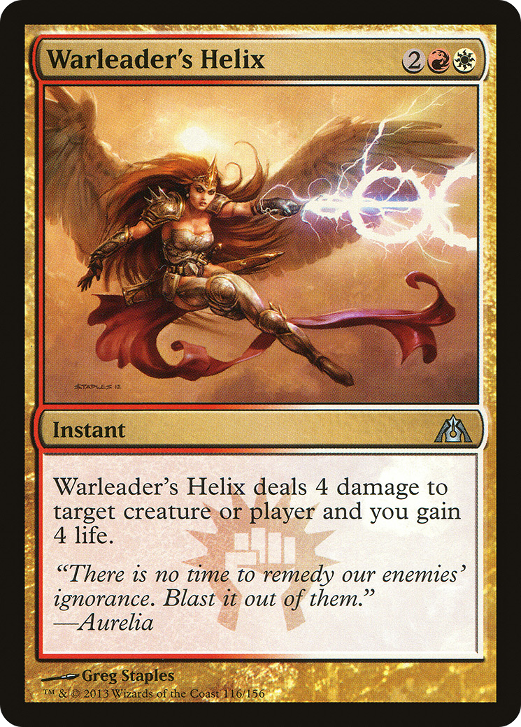 Image of Warleader's Helix (DGM-116) - Dragon's Maze Foil