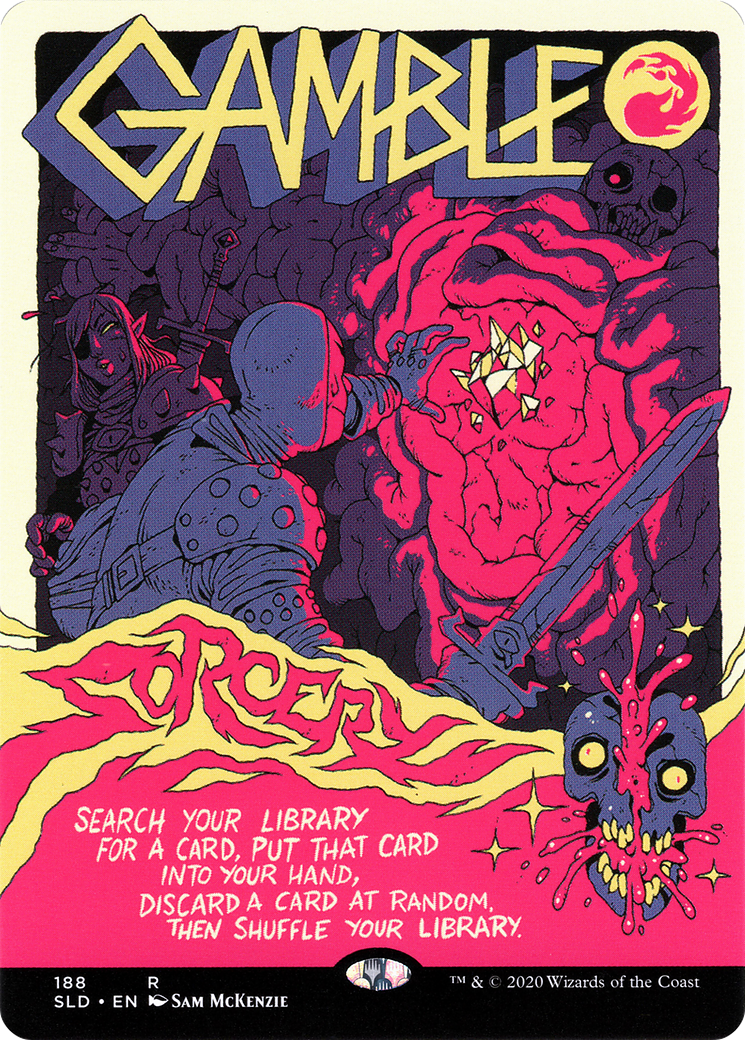 Image of Gamble (SLD-188) - Secret Lair Drop (Borderless)