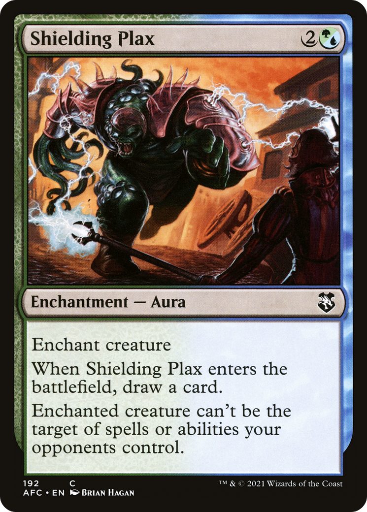 Image of Shielding Plax (AFC-192) - Forgotten Realms Commander