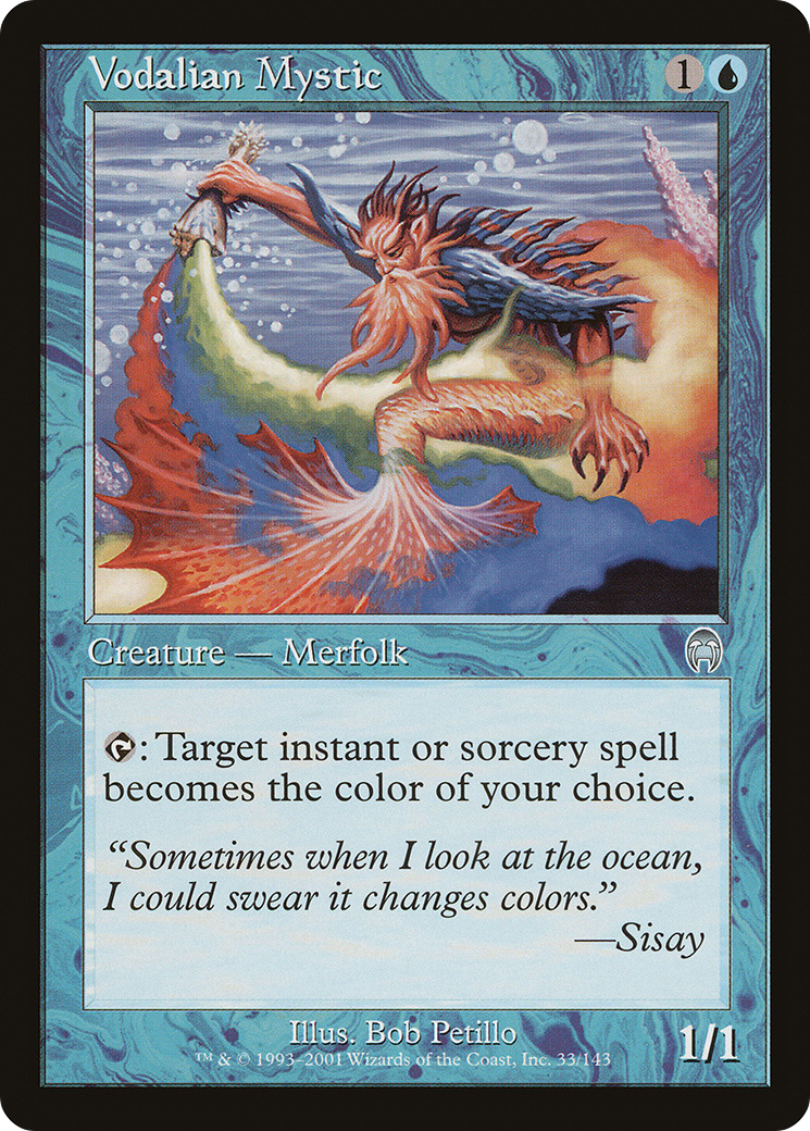 Image of Vodalian Mystic (APC-033) - Apocalypse Foil