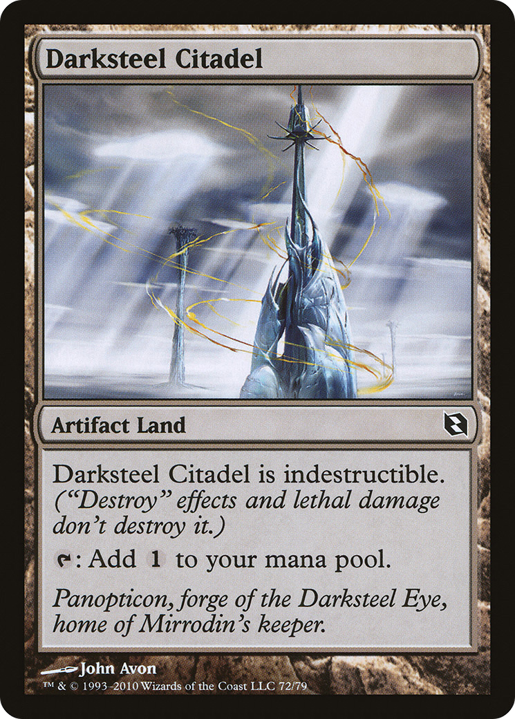 Image of Darksteel Citadel (DDF-072) - Duel Decks: Elspeth vs. Tezzeret