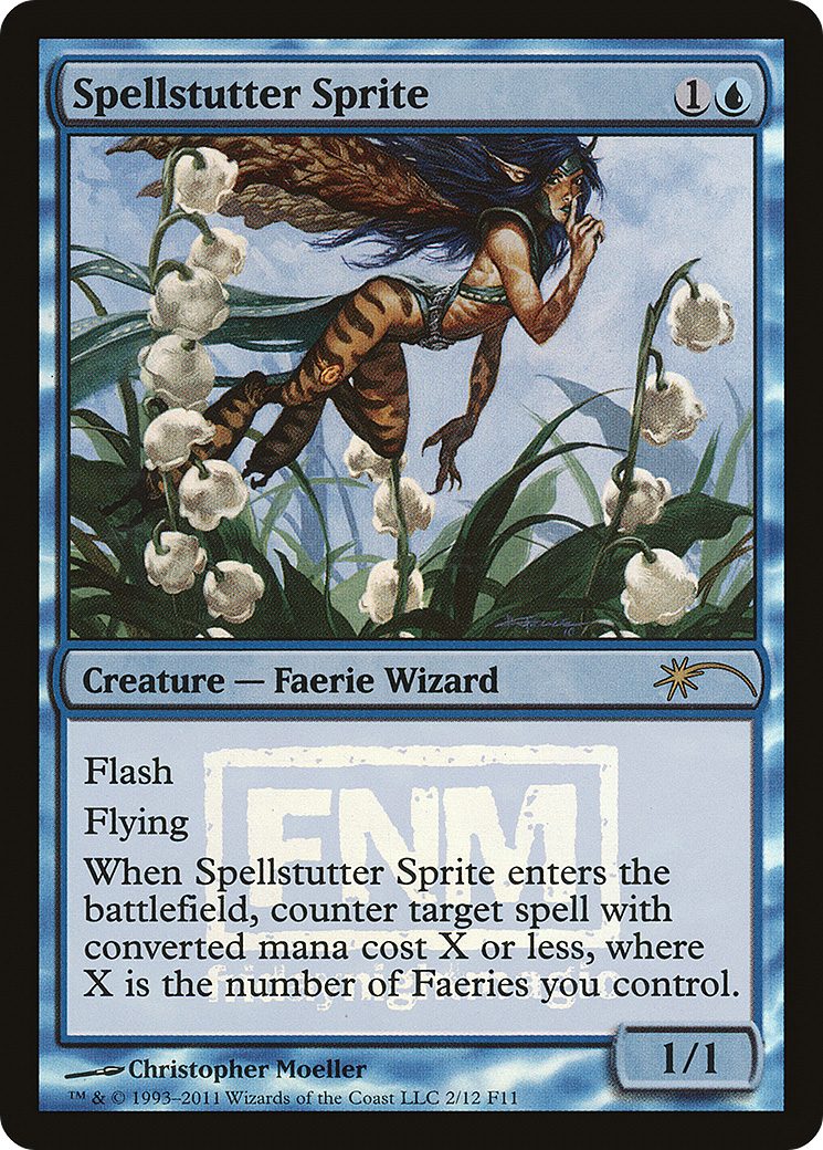 Image of Spellstutter Sprite (FNM-) - Friday Night Magic 2011 Foil