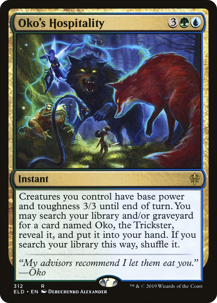 Image of Oko's Hospitality (ELD-312) - Throne of Eldraine