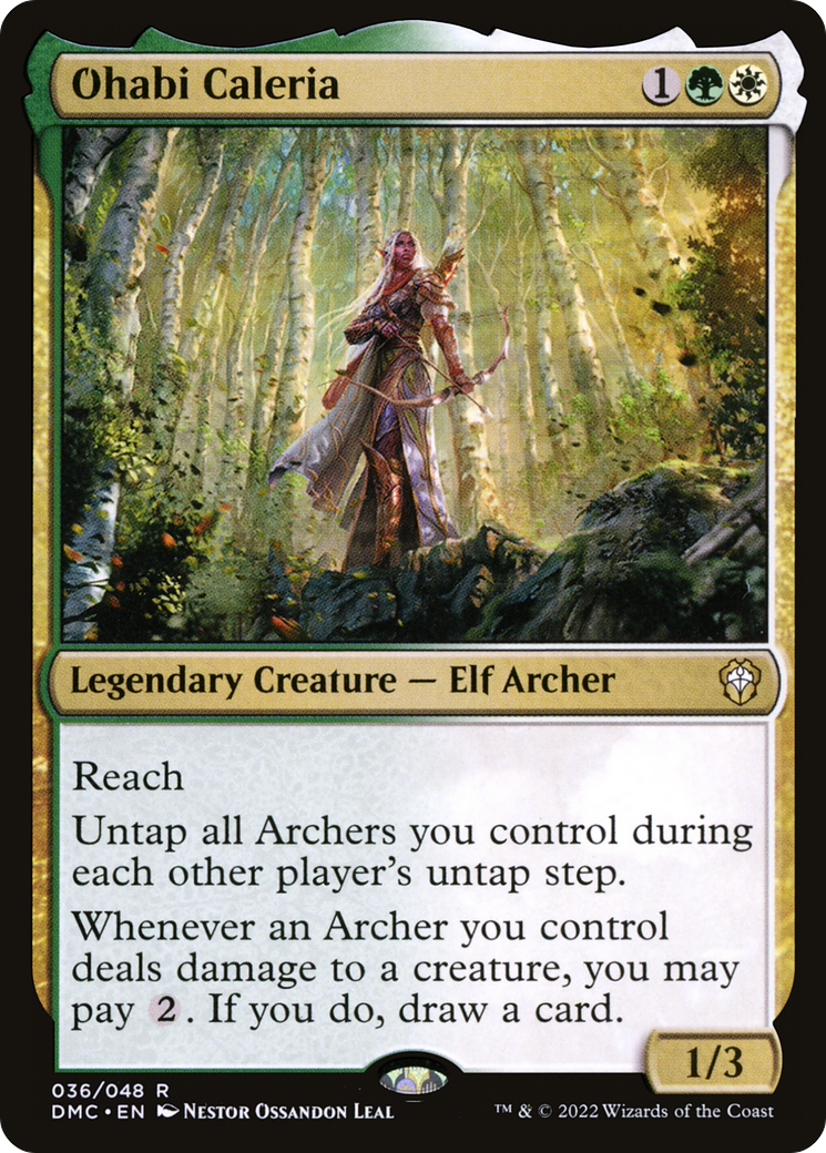 Image of Ohabi Caleria (DMC-036) - Dominaria United Commander Foil