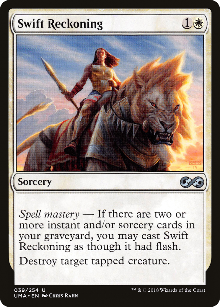 Image of Swift Reckoning (UMA-039) - Ultimate Masters Foil