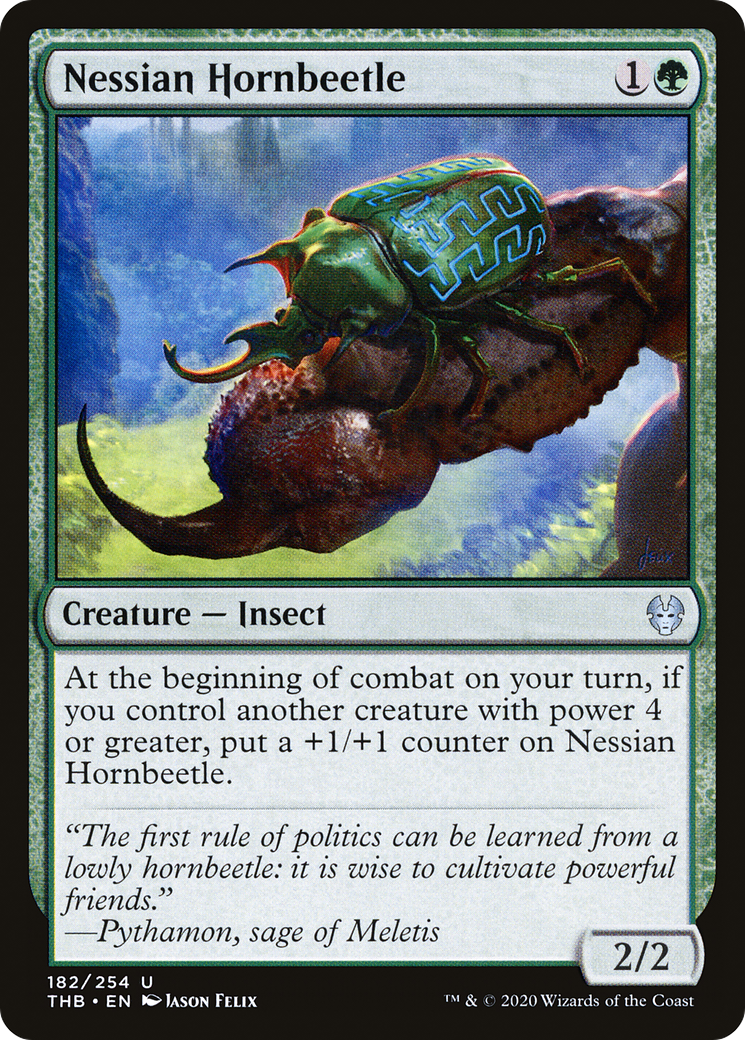 Image of Nessian Hornbeetle (THB-182) - Theros Beyond Death