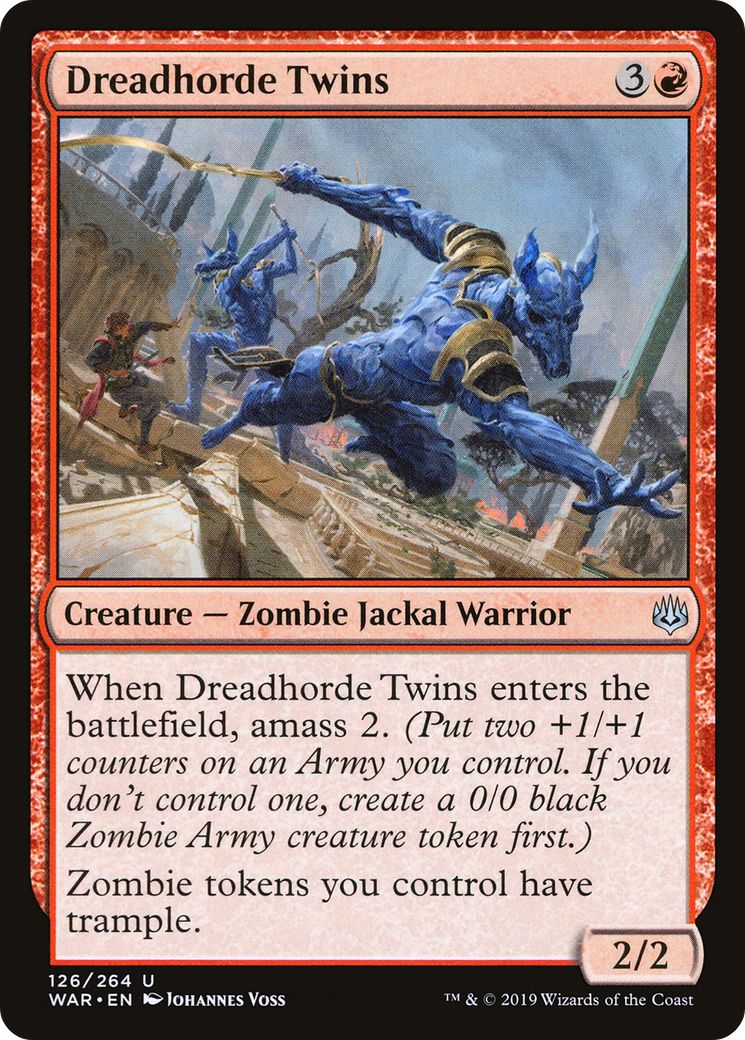 Image of Dreadhorde Twins (WAR-126) - War of the Spark Foil