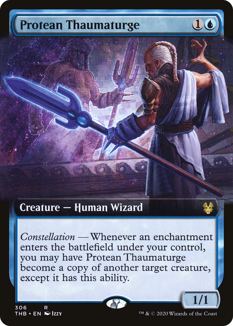Image of Protean Thaumaturge (Extended Art) (THB-306) - Theros Beyond Death: (Extended Art) Foil