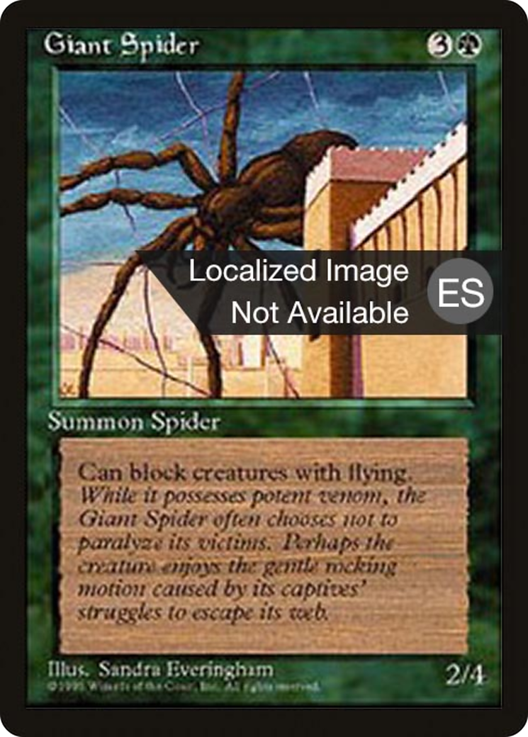 Image of Giant Spider (4BB-) - Fourth Edition Foreign Black Border
