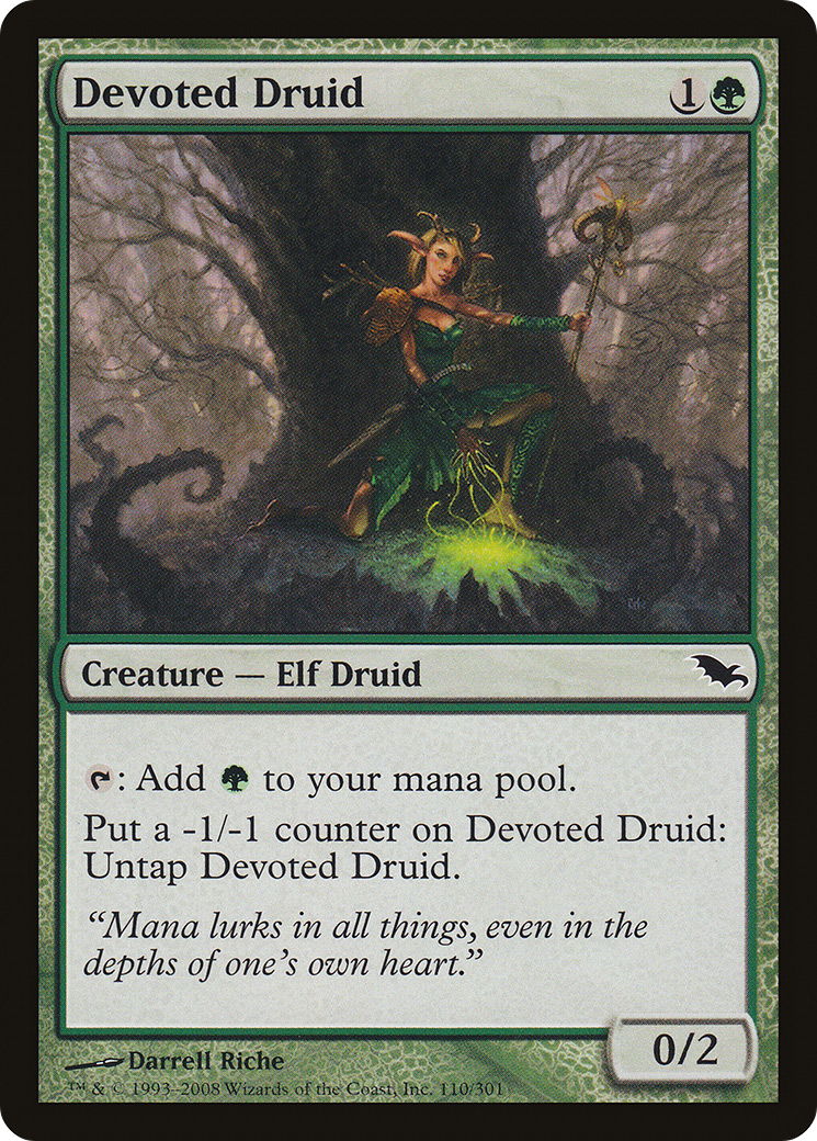 Image of Devoted Druid (SHM-110) - Shadowmoor