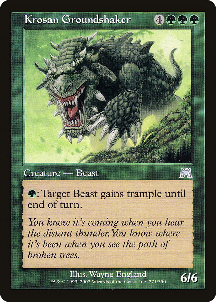 Image of Krosan Groundshaker (ONS-271) - Onslaught Foil
