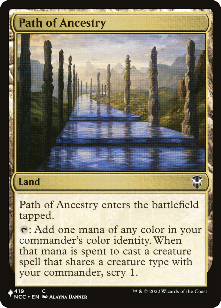 Image of Path of Ancestry (LIST-NCC-419) - The List