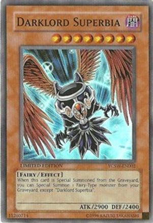 Image of Darklord Superbia (YCSW-EN002) - Yu-Gi-Oh! Championship Series Prize Cards Limited