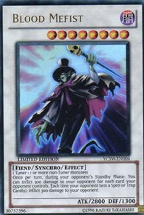 Image of Blood Mefist (YCSW-EN004) - Yu-Gi-Oh! Championship Series Prize Cards Limited