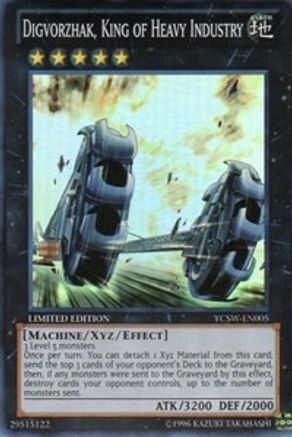 Image of Digvorzhak, King of Heavy Industry (YCSW-EN005) - Yu-Gi-Oh! Championship Series Prize Cards Limited
