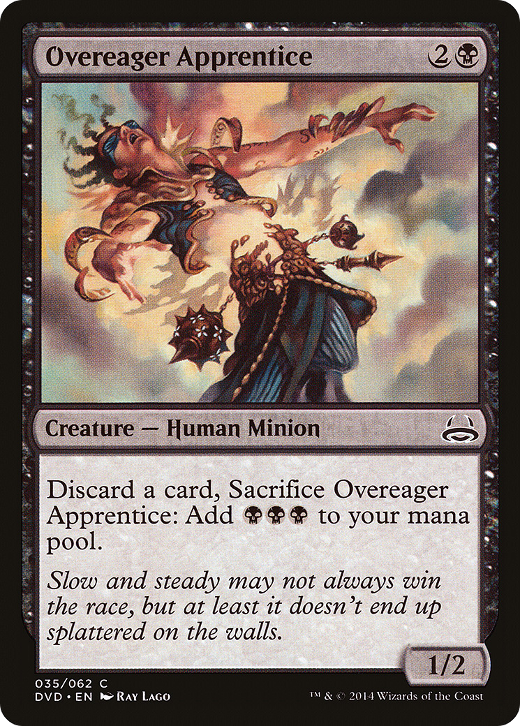 Image of Overeager Apprentice (DD3-) - Duel Decks Anthology: Divine vs. Demonic