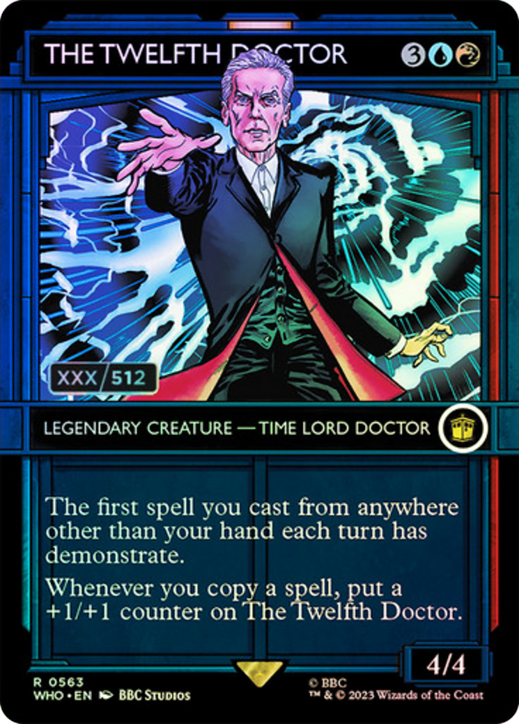 Image of The Twelfth Doctor (Serial Numbered) (WHO-563) - Doctor Who: (Showcase) (Borderless) Foil