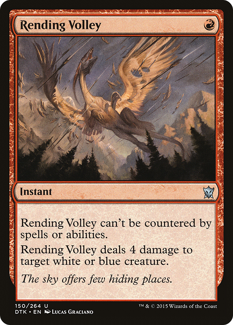 Image of Rending Volley (DTK-150) - Dragons of Tarkir