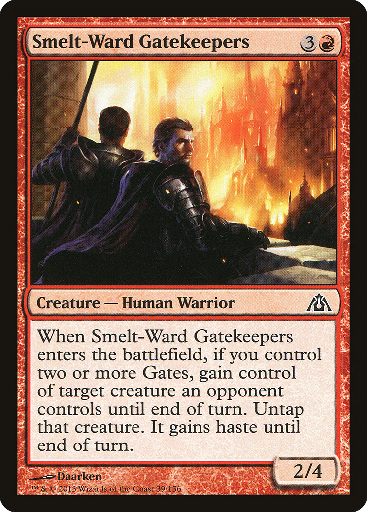 Image of Smelt-Ward Gatekeepers (DGM-039) - Dragon's Maze Foil