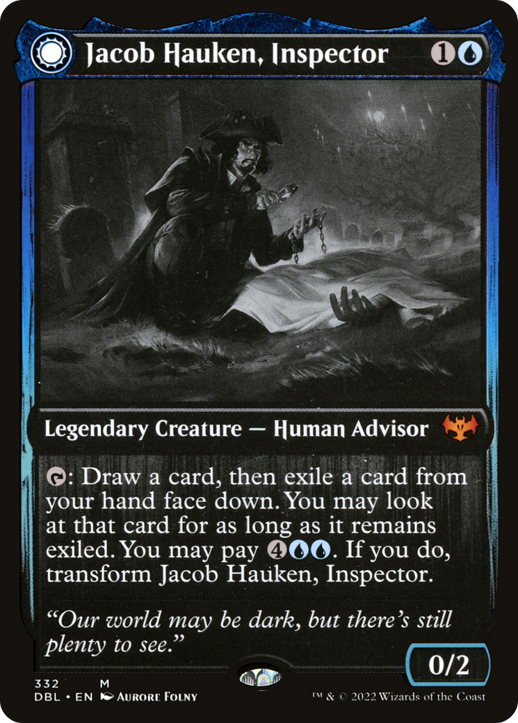 Image of Jacob Hauken, Inspector (DBL-332) - Innistrad: Double Feature: (Double Faced Transform) Foil
