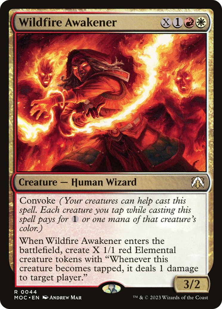 Image of Wildfire Awakener (MOC-044) - March of the Machine Commander