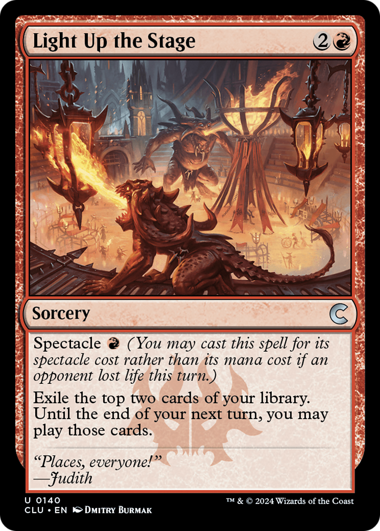 Image of Light Up the Stage (CLU-140) - Ravnica: Clue Edition