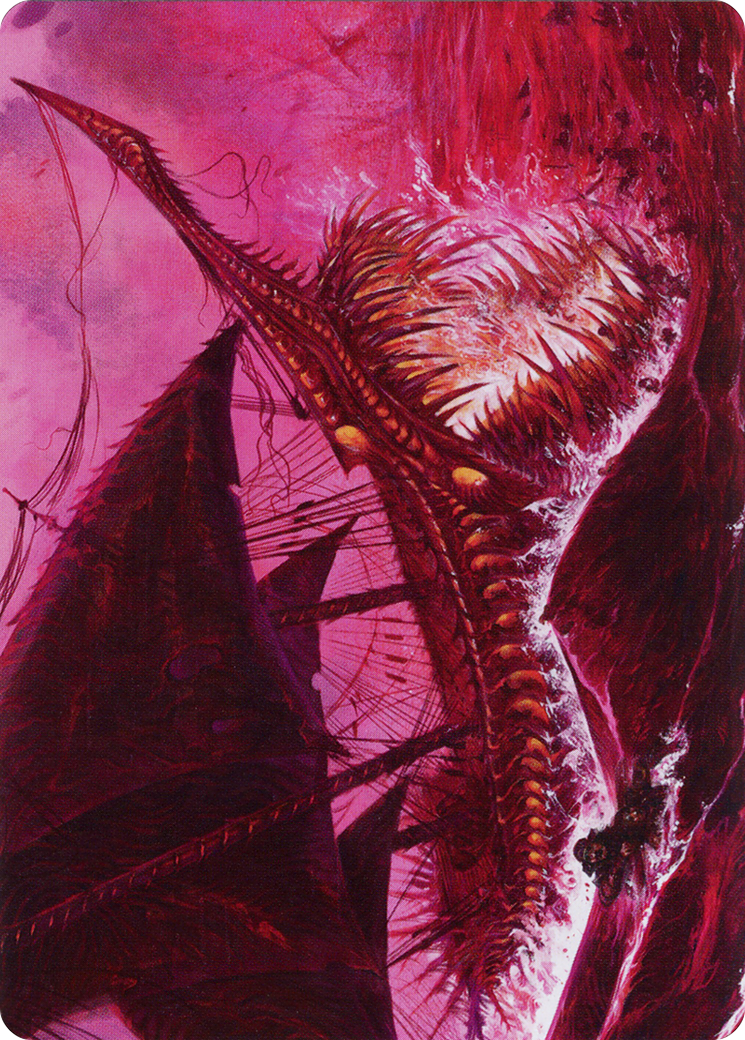 Image of Marauding Dreadship // Marauding Dreadship (AMOM-036) - March of the Machine Art Series (Borderless) Foil