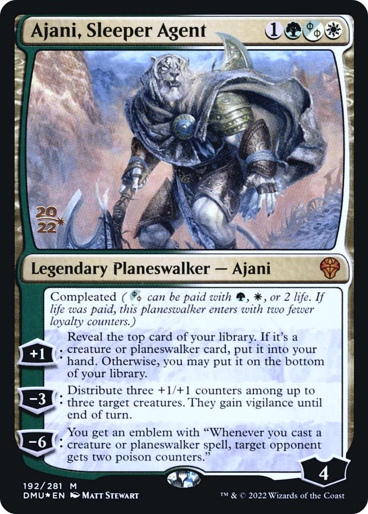 Image of Ajani, Sleeper Agent (PRE-192S) - Dominaria United Promos Foil