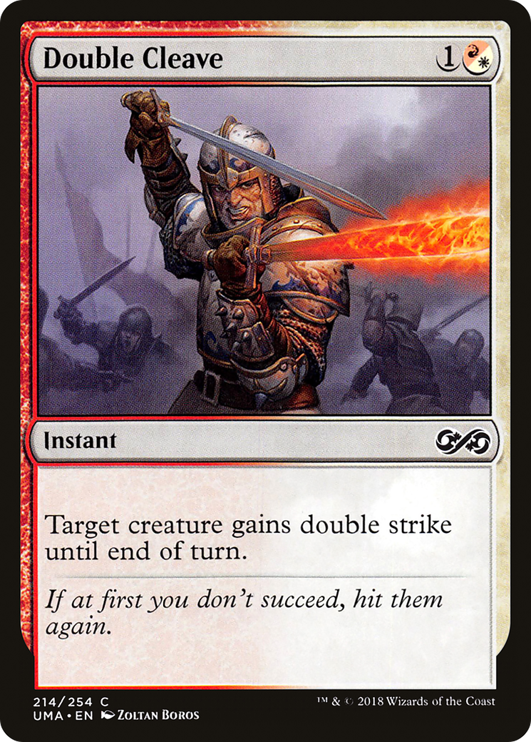 Image of Double Cleave (UMA-214) - Ultimate Masters Foil