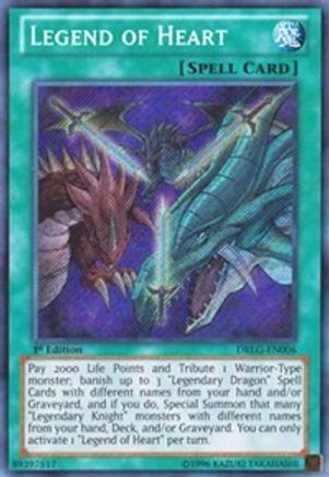 Image of Legend of Heart (DRLG-EN006) - Dragons of Legend Unlimited